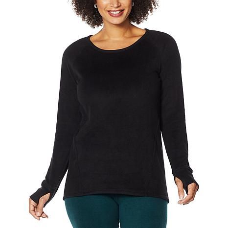 Comfort Code Long-Sleeve Fleece Top - 9544529 | HSN | HSN