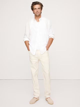 Slim Linen-Cotton Traveler Pant | Banana Republic (US)