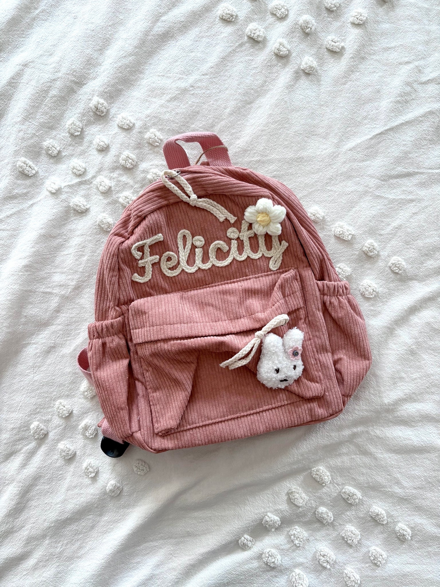 I found the most adorable gift for a toddler girl, little girl or big kid! This adorable personalized backpack has been my go-to gift if I can remember to order ahead of time before a birthday party. It comes with a choice of two little extras. For this gift, I chose the bunny and the little daisy, both which couldn’t be cuter! I love a good personalized gift and although I never love a name on a backpack, we exclusively use these for family slumber parties and never travel with them, so they’ll go to grandparents houses only and are never where strangers can learn our kids names. They come in so many different colors and you can choose the color stitching and the little extras. They’re so well made, too!

Toddler gift idea
2, 3, 3, 5, 6 year old girl birthday gift idea
Little girl birthday presentt

#LTKmomlife #LTKKids #LTKTravel