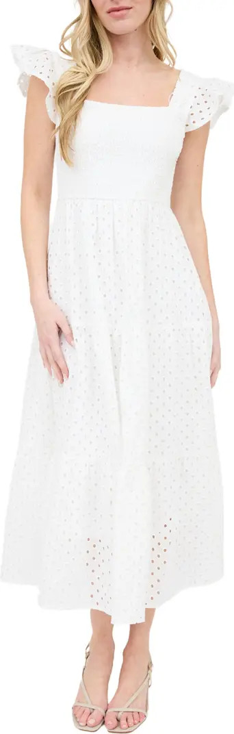Cotton Eyelet Tiered Maxi Dress | Nordstrom Rack