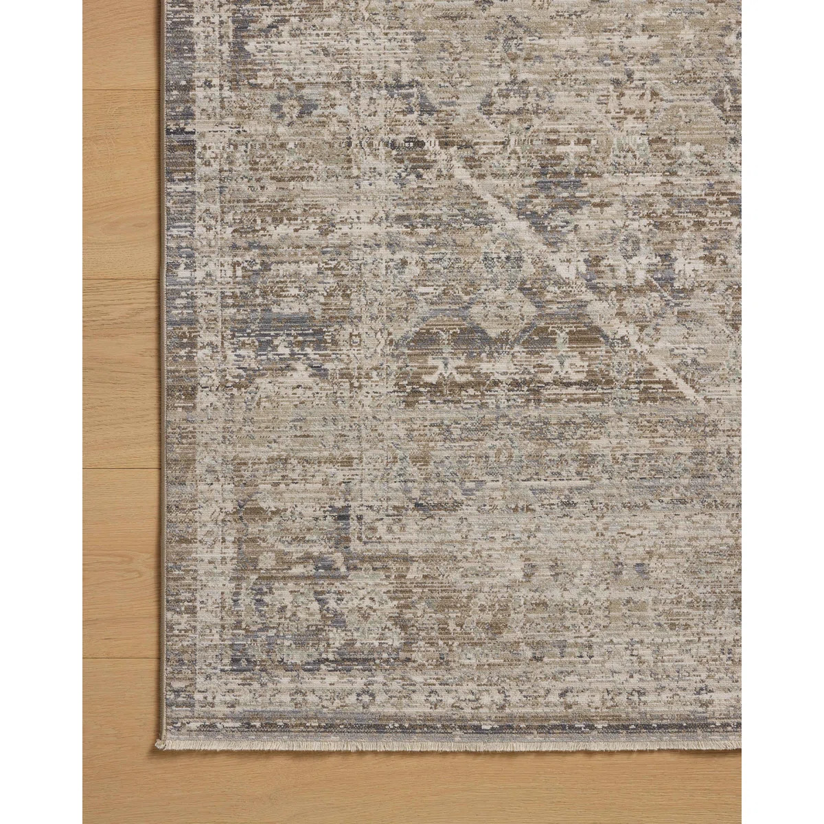 Chris Loves Julia x Loloi Ida Slate / Natural Area Rug | Wayfair North America