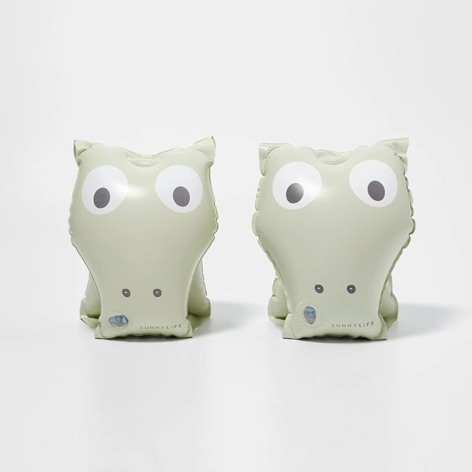 Kids Inflatable Arm Bands | Cookie the Croc Light Khaki | Amazon (US)