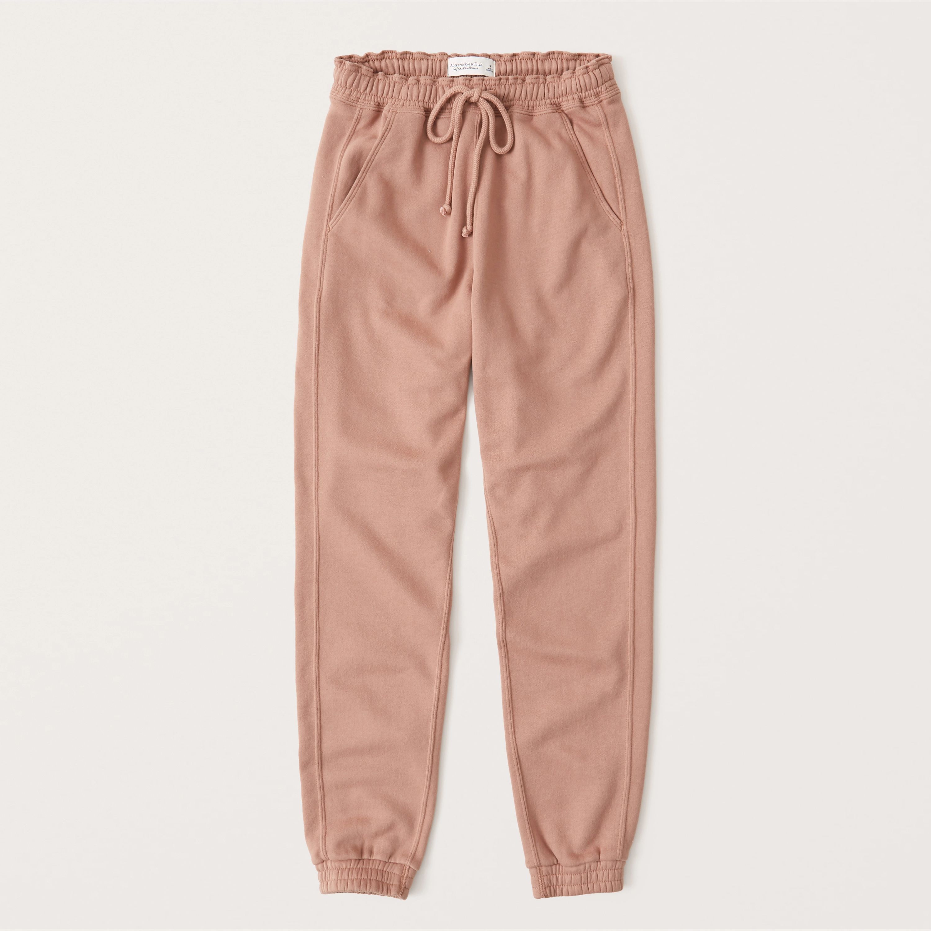 Shirred Waist Joggers | Abercrombie & Fitch (US)