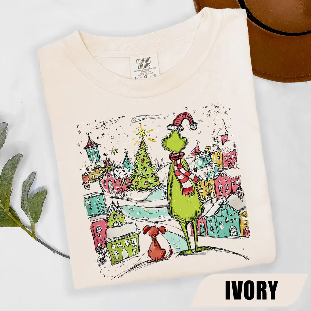 Whoville Christmas Shirt, Grinch Max Cindy Lou T-shirt, Grinch Christmas Town Tee, Christmas Fami... | Etsy (US)