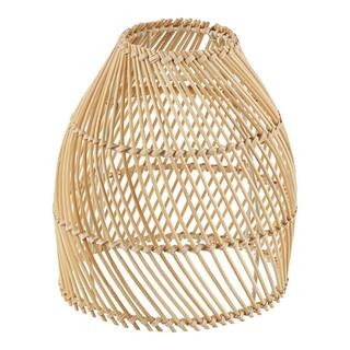2-1/4 in. Fitter Small Natural Bamboo Dome Pendant Lamp Shade 860915 - The Home Depot | The Home Depot