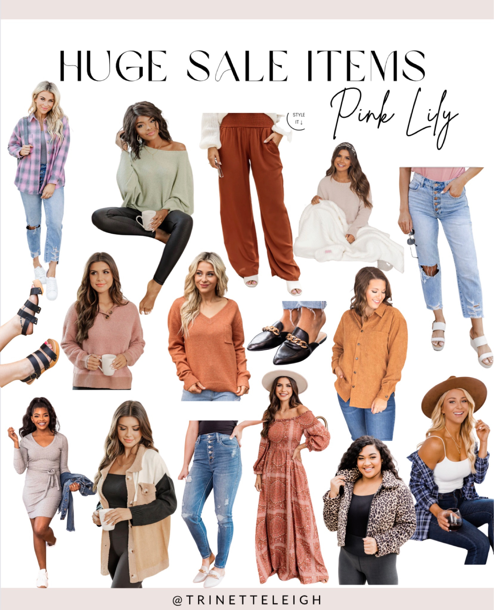 Huge sale at Pink Lily. Shackets. Plaid shackets. Leopard jacket. Puffy jacket. Buckle shoes. Chain shoes. Boyfriend jeans. Relaxed fit jeans. Distressed jeans. Maxi dress. Tie dress. Mule shoes. Heel shoes. Cozy blanket. Fluffy blanket. Soft blanket. V neck sweater. Button up top. Off the shoulder sweater. Sale items.

#LTKSale #LTKunder50 #LTKsalealert