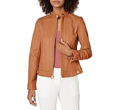 Cole Haan Racer Leather Jacket Women Love to Have in Their Closet | Amazon (US)