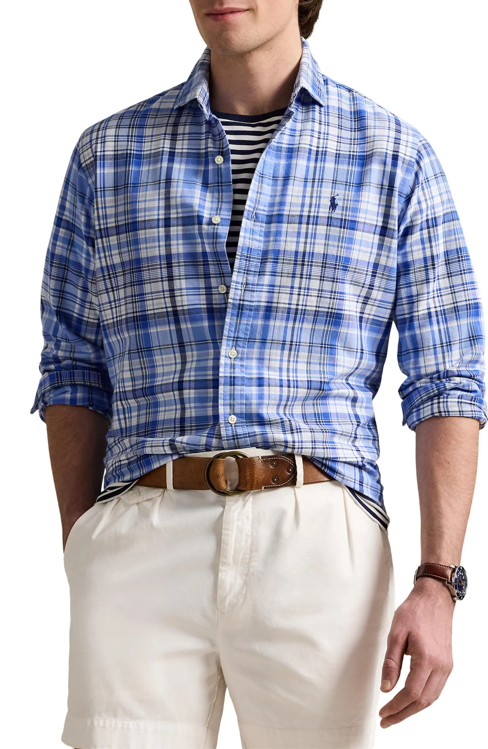 Plaid Classic Fit Oxford Button-Up Shirt | Nordstrom Rack