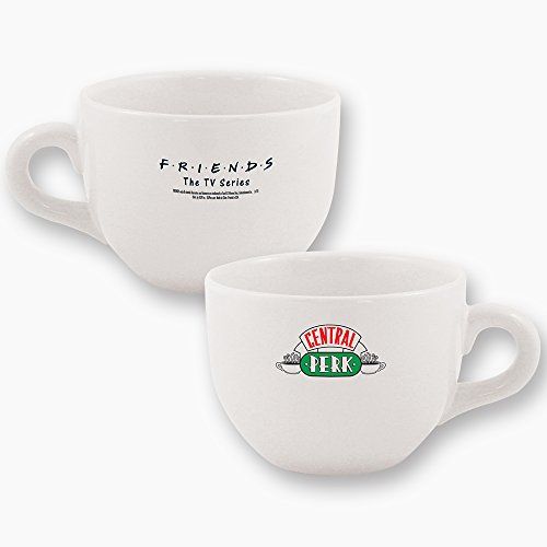 Friends Central Perk Ceramic Latte Coffee Mug, White 24 oz | Amazon (US)