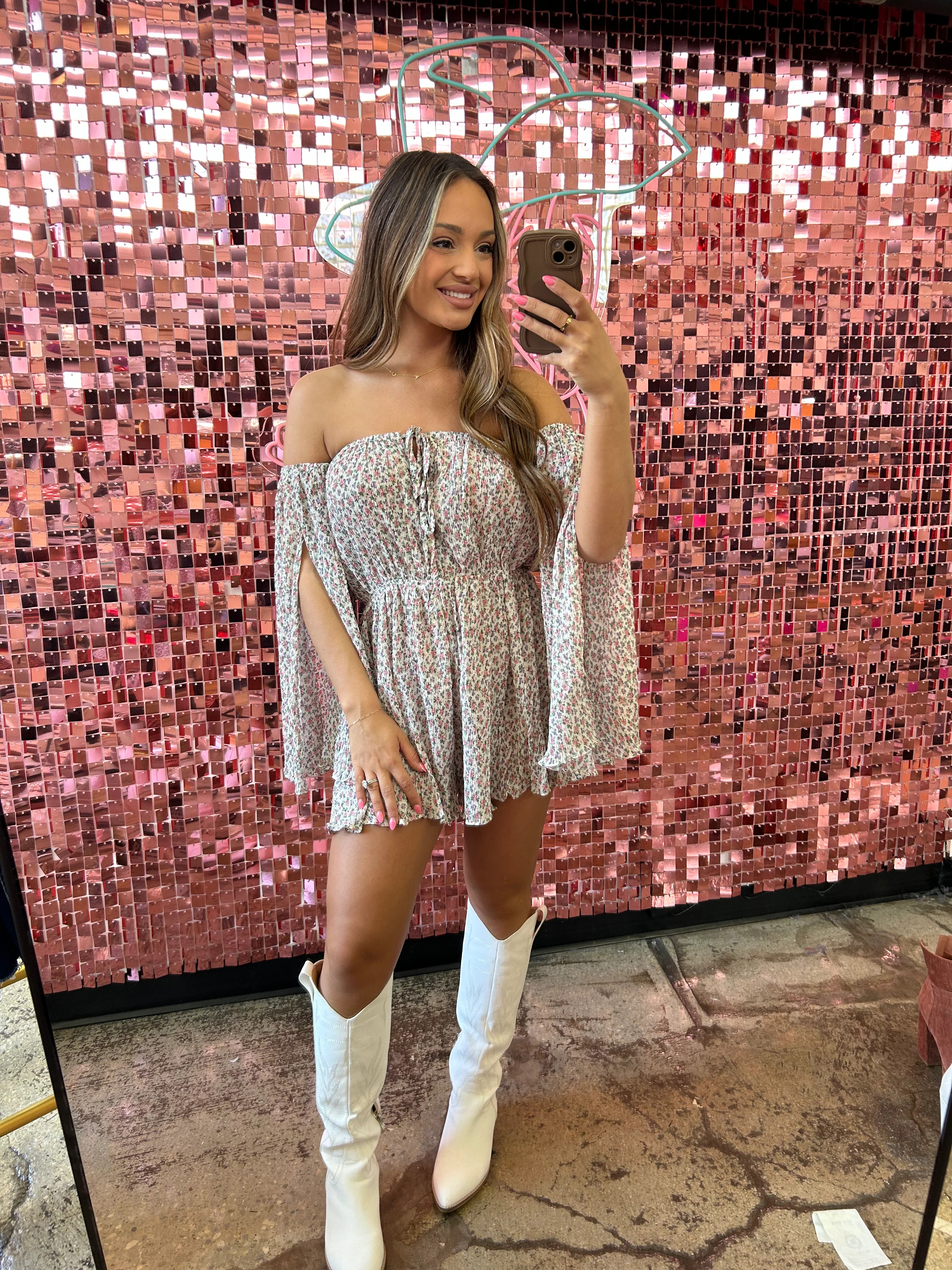 Petal Whispers Romper | Willow Boutique