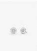 Precious Metal-Plated Sterling Silver Pavé Stud Earrings | Michael Kors US
