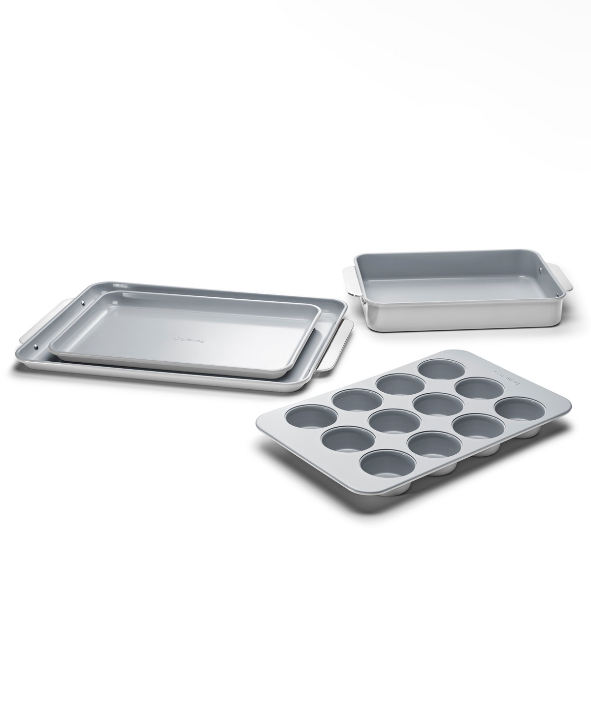 Caraway Ceramic Non-Stick Mini 5 Piece Bakeware Set - Gray | Macy's