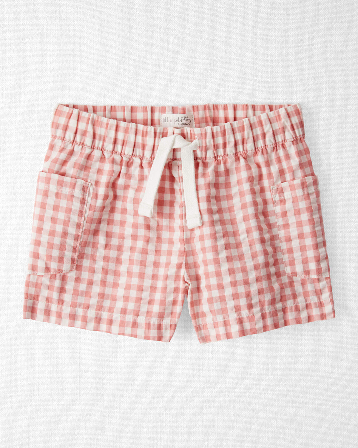 Toddler Gingham Shorts Made With Organic Cotton - Little Planet | Carter's | Carter's Inc