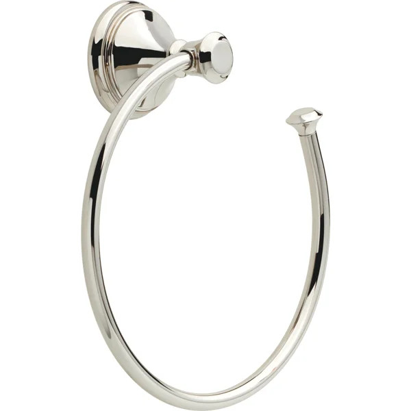 Cassidy Wall Mount Round Open Towel Ring Bath Hardware Accessory in Venetian Bronze | Wayfair North America