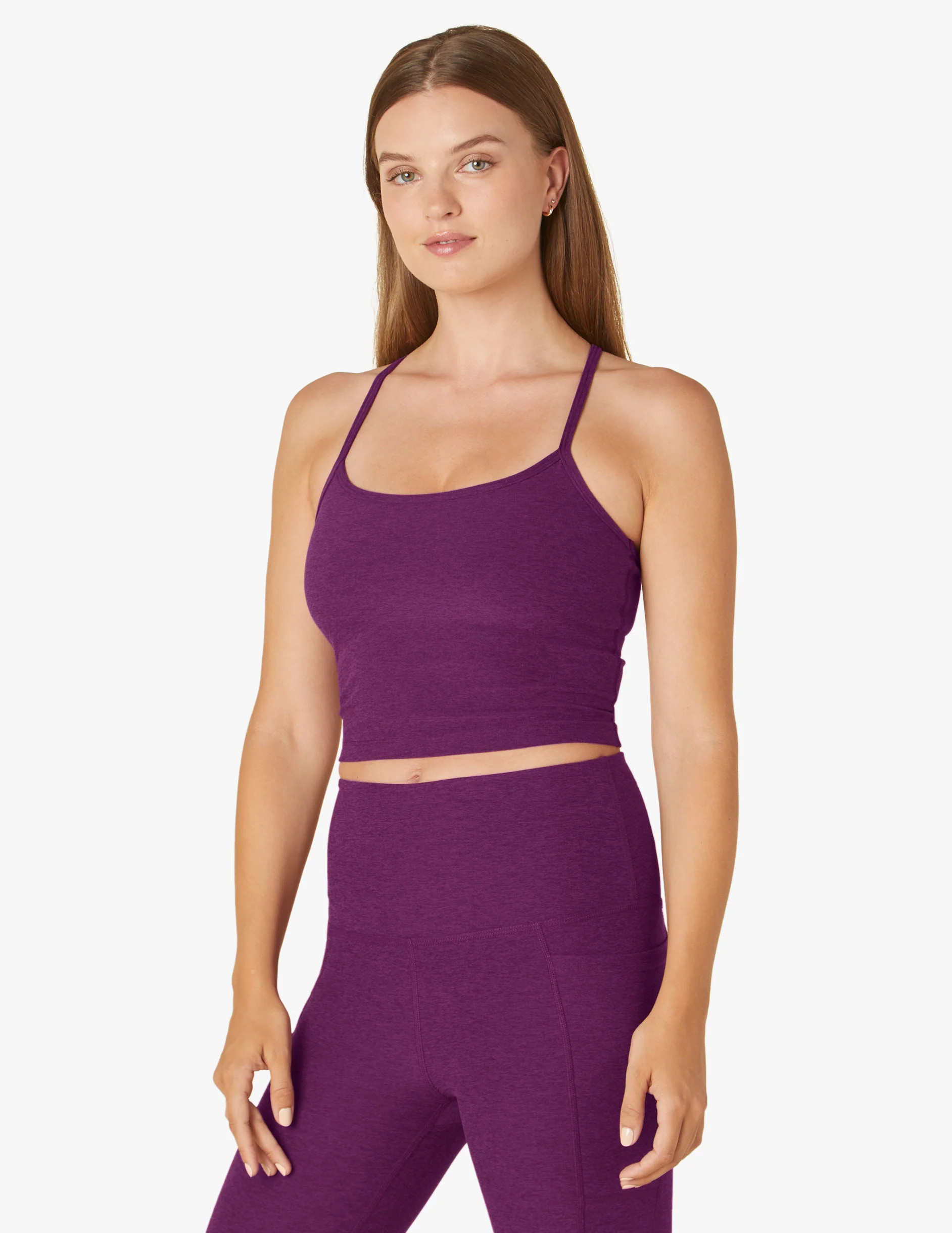 Spacedye Slim Racerback Cropped Tank | Beyond Yoga | Beyond Yoga