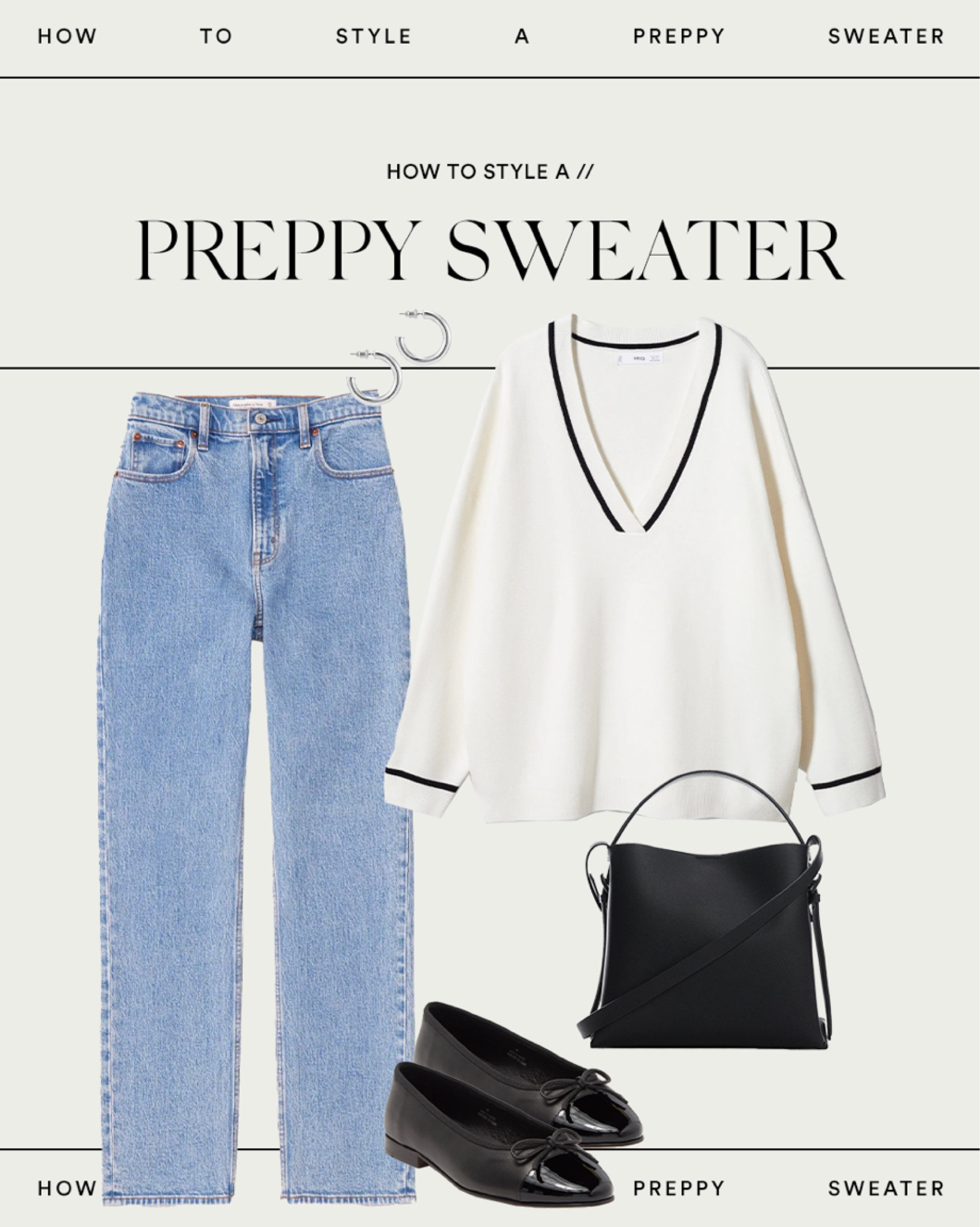 How to style a preppy sweater 

#LTKstyletip