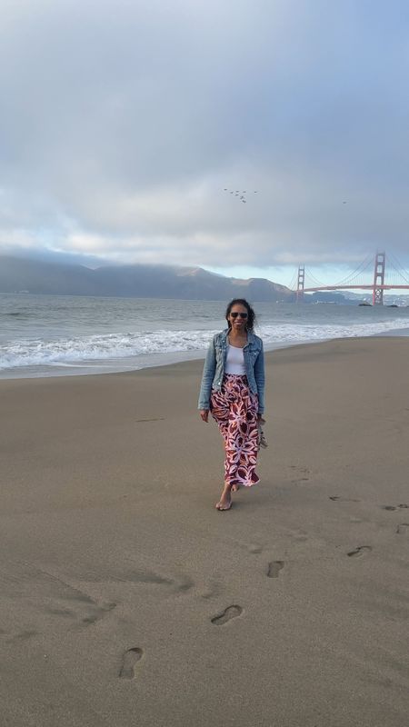 I packed this outfit not knowing it would be freezing in San Francisco Saturday!  The view of the Golden Gate from Baker Beach was worth it, though! 😍 #modestfashion #modeststyle 

#LTKSeasonal #LTKSale #LTKtravel