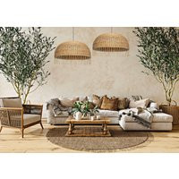 Pura Vida Rattan Pendant Light | Etsy (UK)