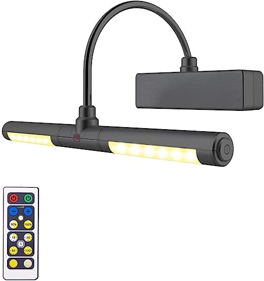 LUXSWAY Picture Light Battery Powered, Wireless Painting Light with Remote, 3 Modes Brightness Ar... | Amazon (US)