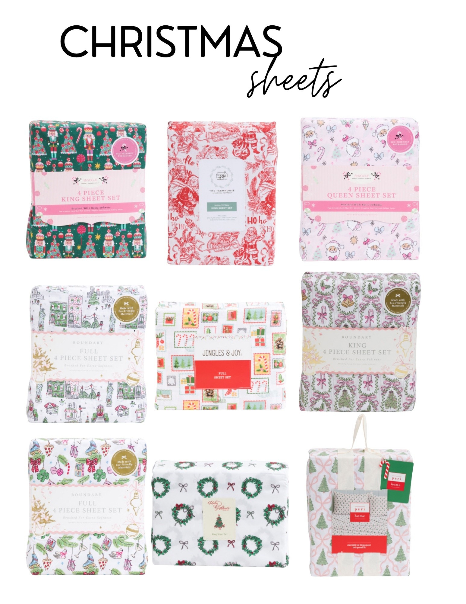 CHRISTMAS SHEETS

#LTKSeasonal #LTKHome #LTKSaleAlert