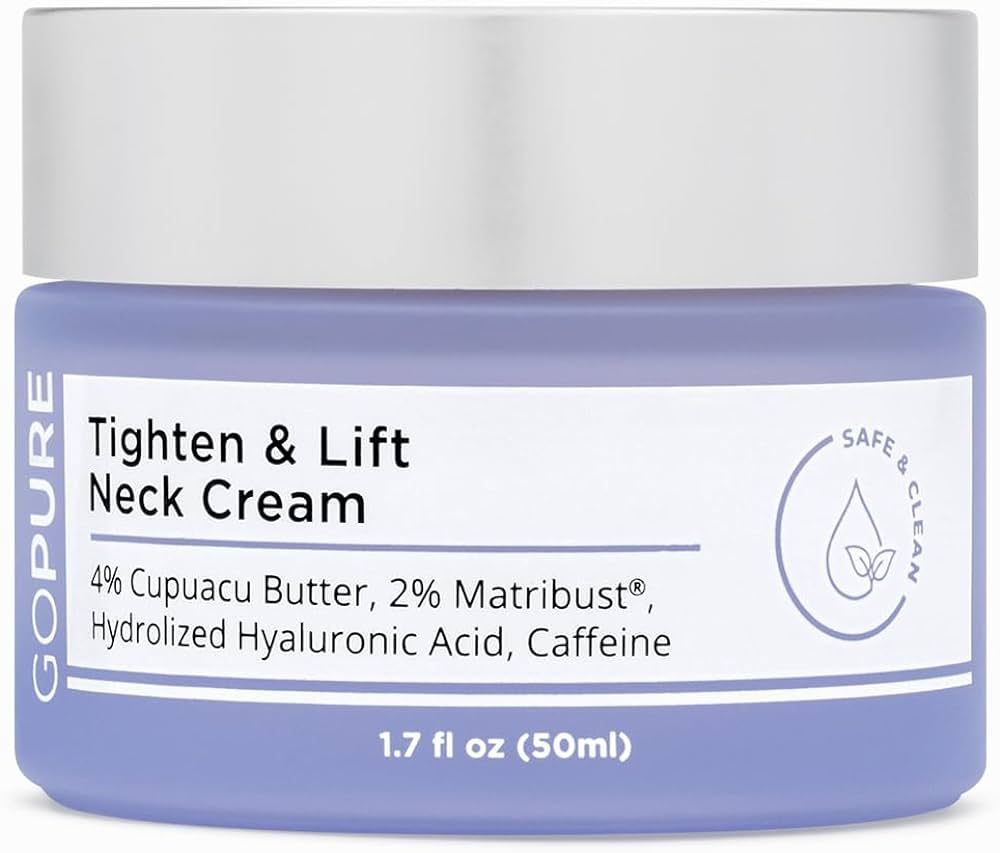 goPure Neck Firming Cream - Anti-Aging Neck Cream for Tightening and Wrinkles for an Even Skin To... | Amazon (US)