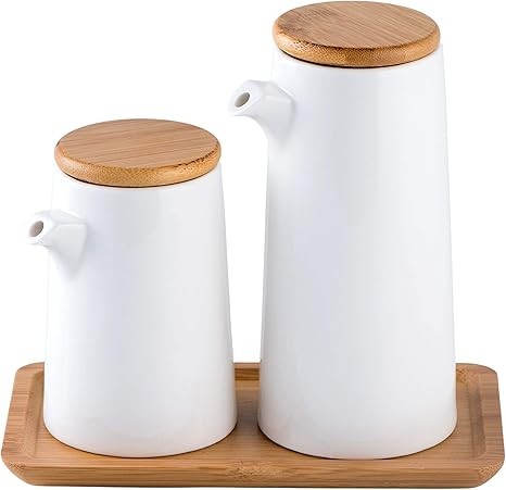 Honey ARGOL | Oil and Vinegar Dispenser Bottle Set, Olive Oil or Soy Sauce Dispenser Set for Kitc... | Amazon (US)