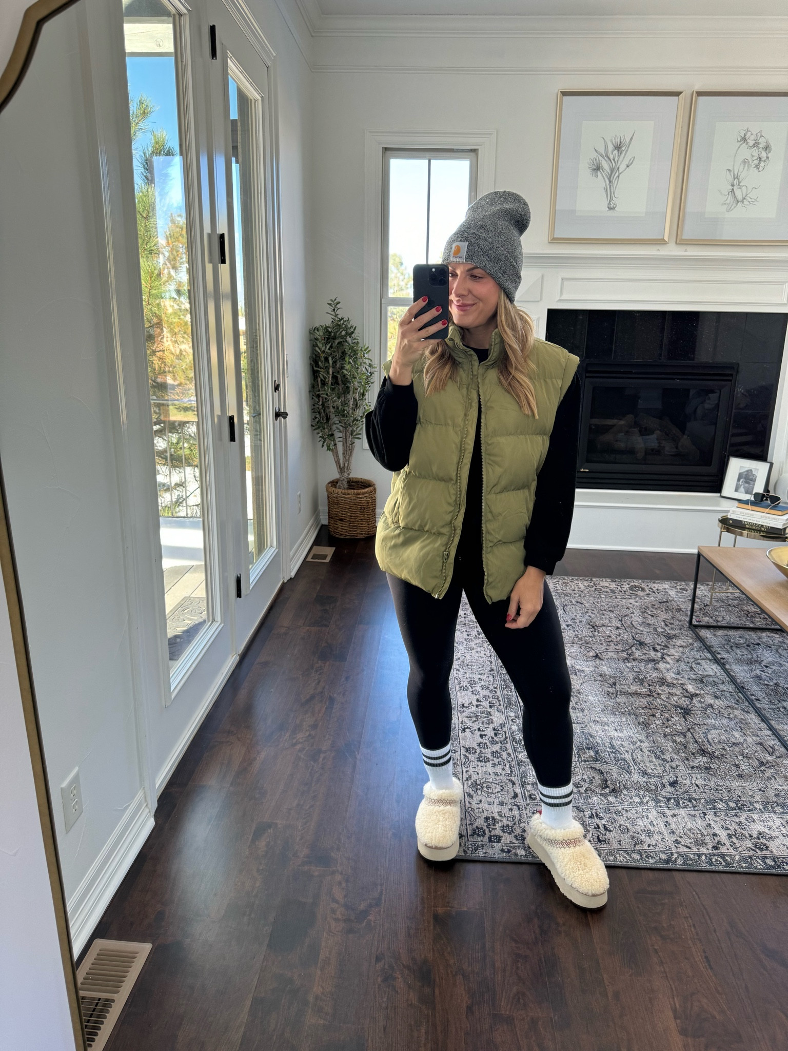 Realistic mom outfit for this cold Colorado weather! I’m obsessed with the puffer vest trend, and paired with my UGG Tazz is just perfect for running errands in the cold. 

Winter mom uniform, cold weather loungewear, casual mom outfit, Colorado mom, fall athleisure, winter outfit, Nicki Entenmann, 

#LTKloungewear


#LTKSeasonal #LTKstyletip