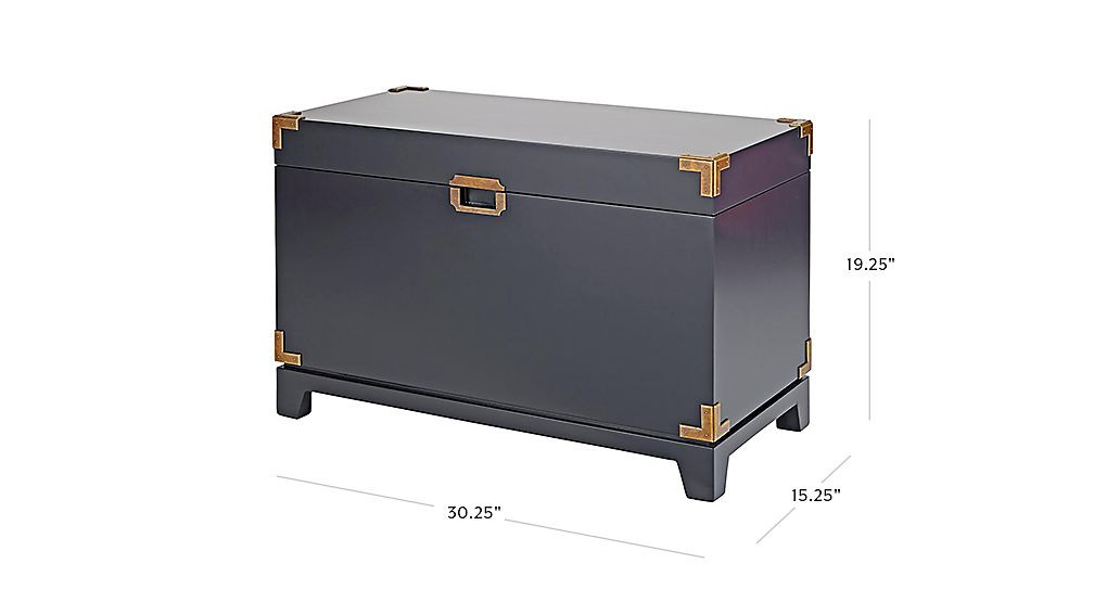 Blue Toy Chest + Reviews | Crate and Barrel | Crate & Barrel