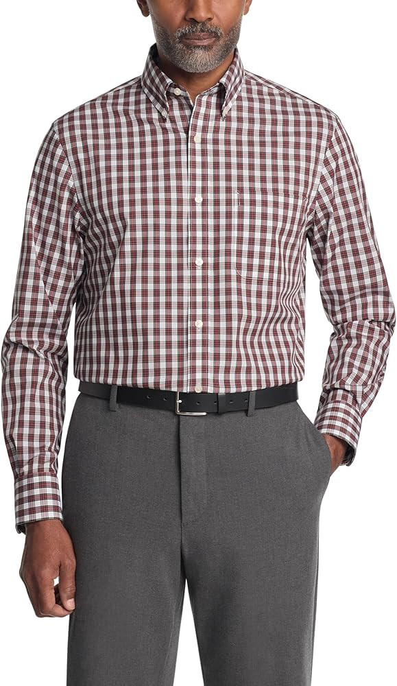 Tommy Hilfiger Men's Dress Shirt Regular Fit Essentials | Amazon (US)