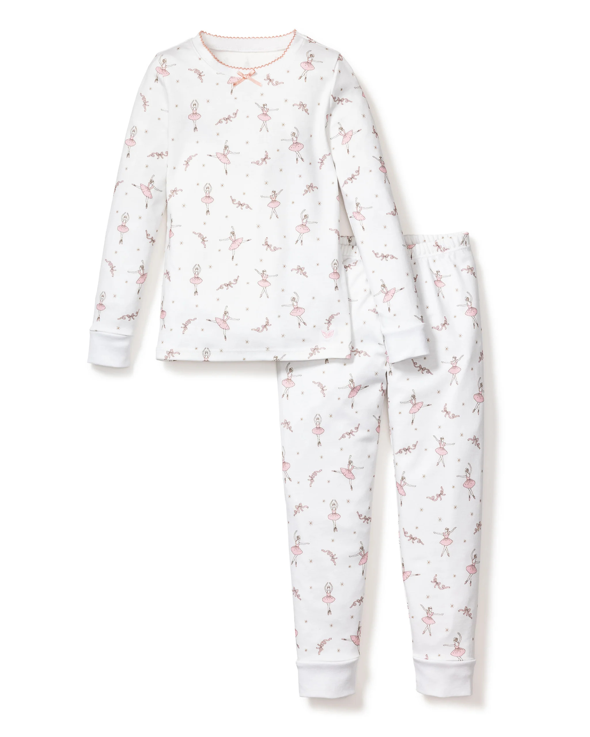 Kid's Pima Snug Fit Pajama Set in Sugar Plum Fairy | Petite Plume