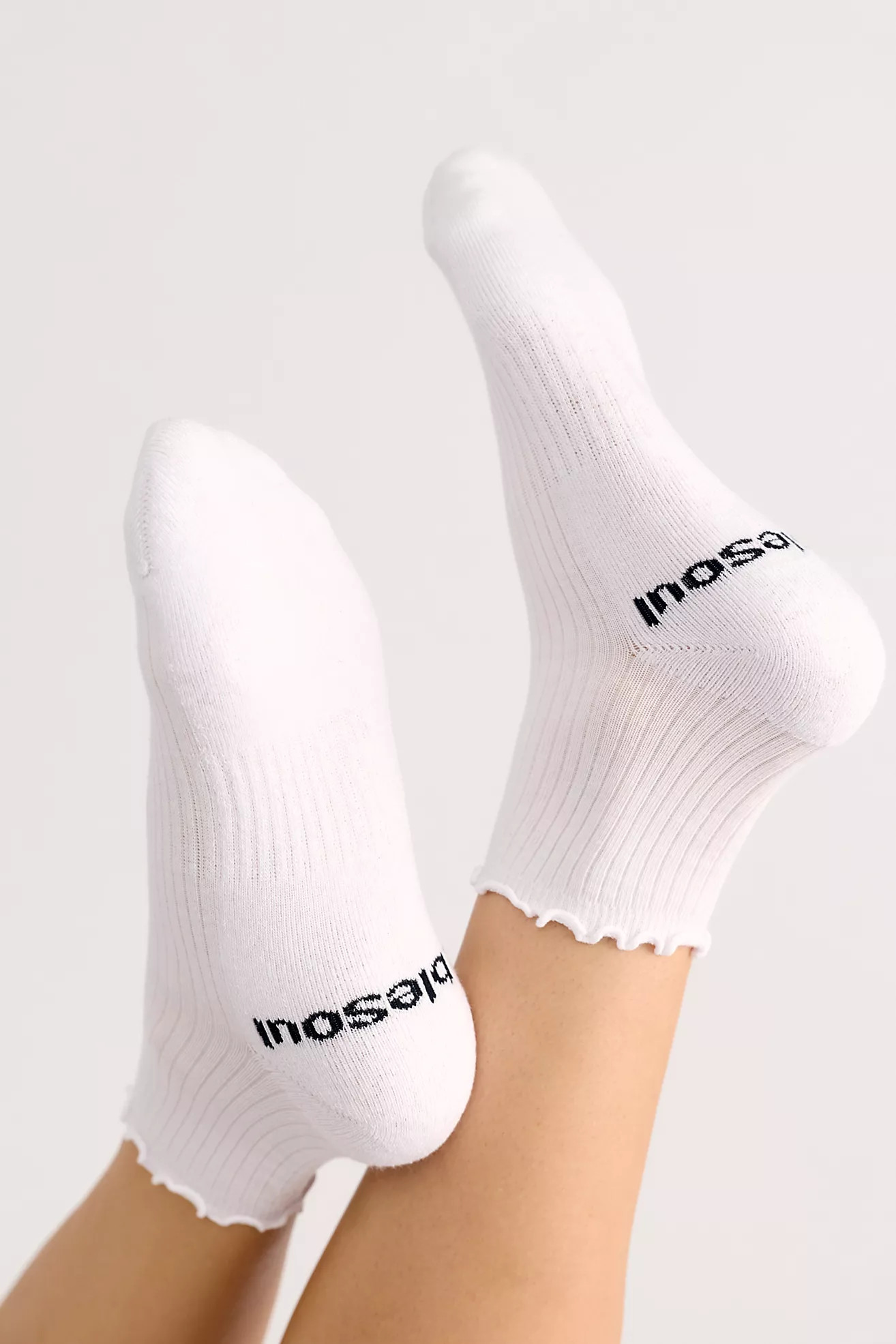 Doublesoul Ruffle Quarter Socks | Free People (Global - UK&FR Excluded)