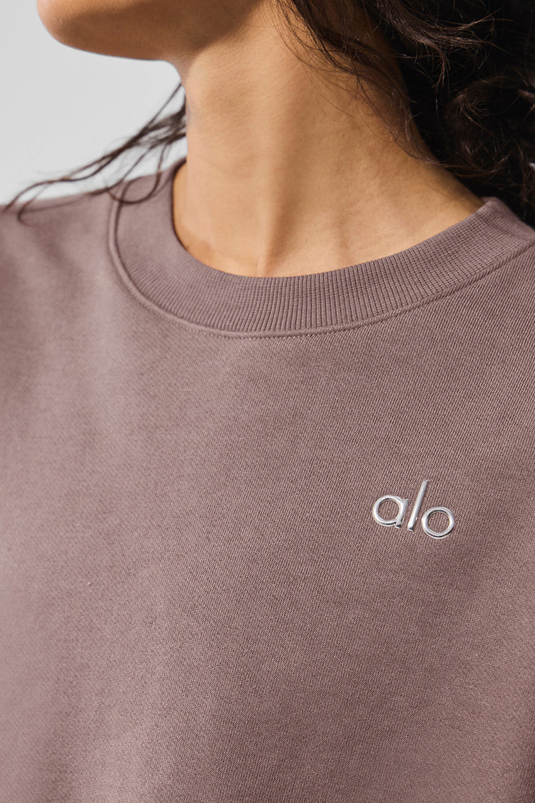 Accolade Crew Neck Pullover - Mushroom | Alo Yoga (US)