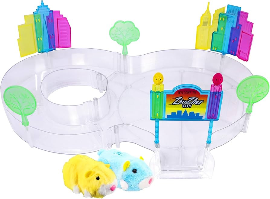 zhuzhu City Downtown Starter Playset with Electronic Hamsters Pipsqueak and Sophie - Perfect for ... | Amazon (US)