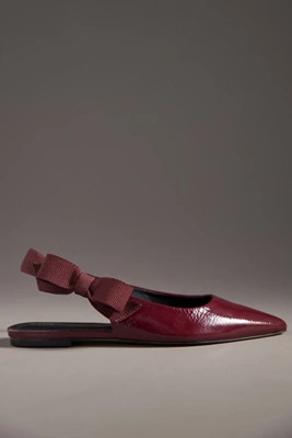 Maeve Side-Bow Slingback Flats | Anthropologie (US)