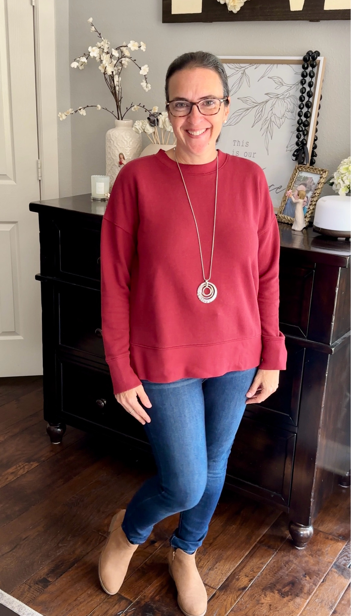 Walmart Fall Fashion Finds Under $25! 🍂 These are my favorite jeans for fall from @Walmart and they look great with so many tops! #WalmartPartner #WalmartFashion  

#LTKSeasonal #LTKOver40 #LTKStyleTip