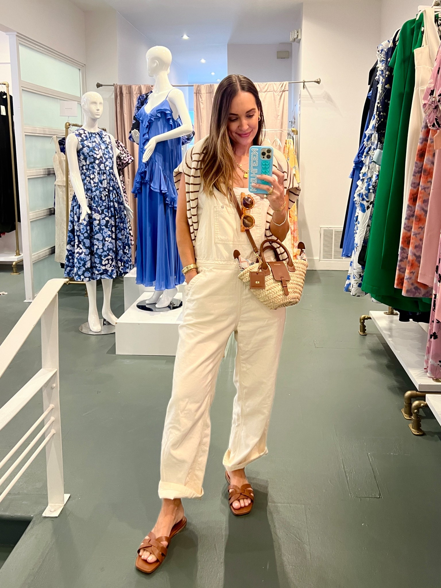 Ecru overalls - love these things 