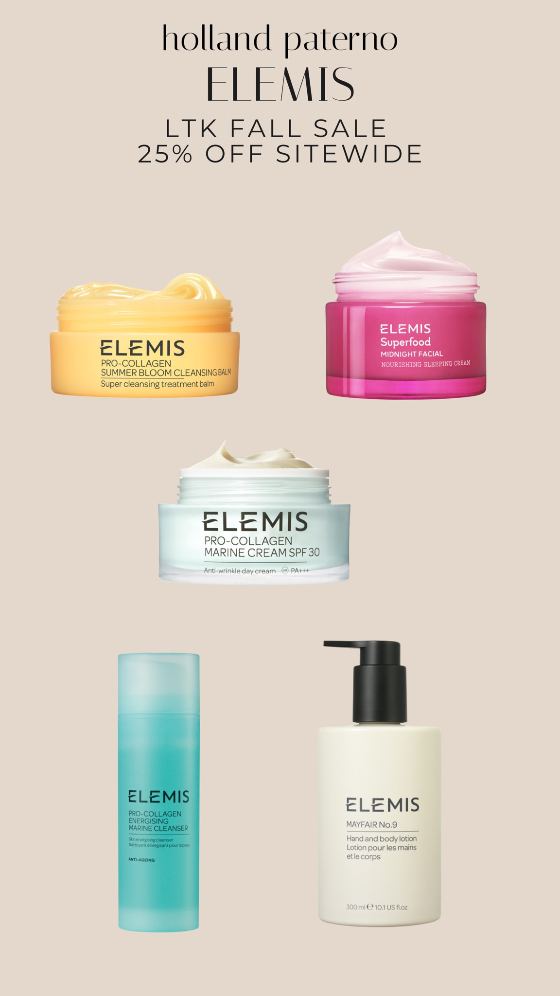 Elemis, LTK day sale, LTK fall sale 

#LTKSale #LTKunder100 #LTKunder50