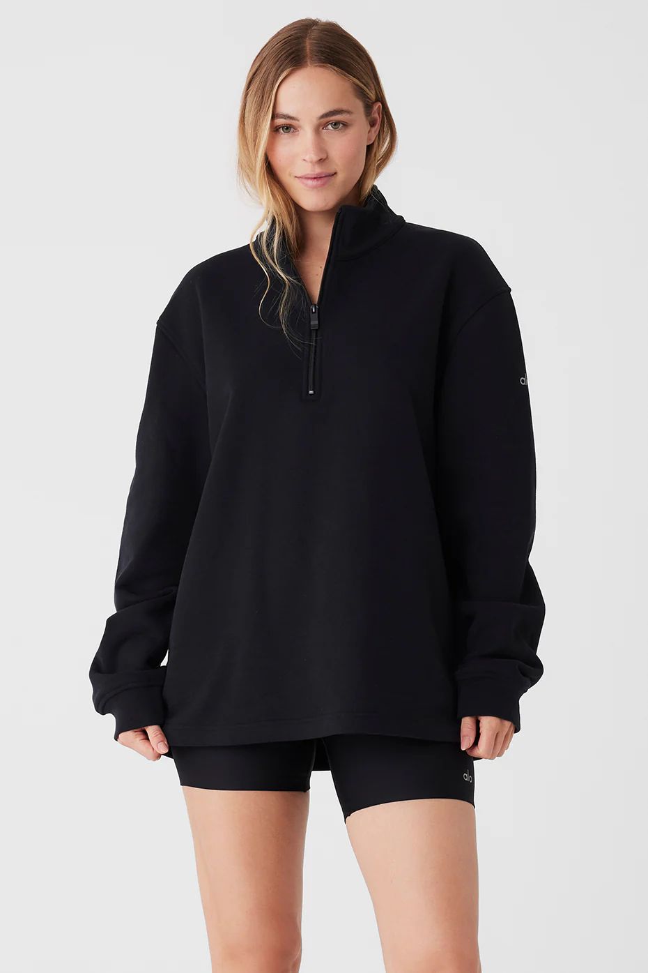 Sweet Escape Zip Up Hoodie - Black | Alo Yoga