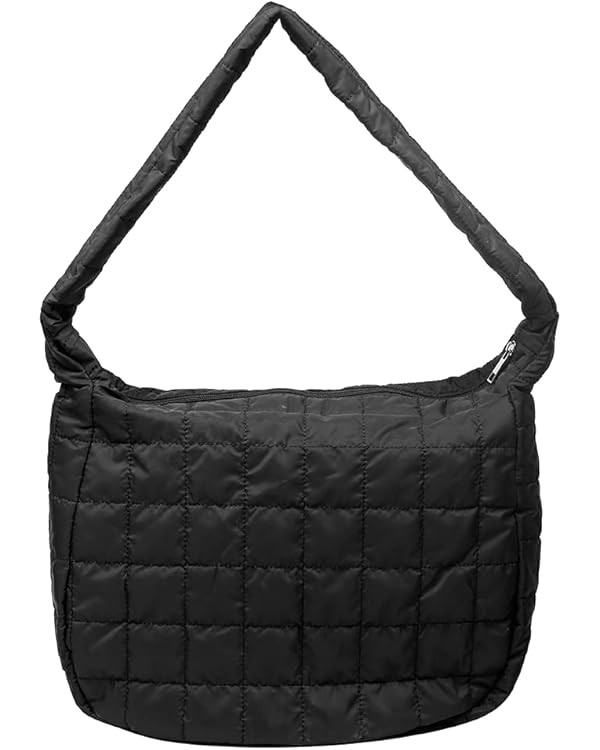YFGBCX Quilted Tote Bags for Women Lightweight Quilted Padding Shoulder Bag Down Cotton Padded La... | Amazon (US)