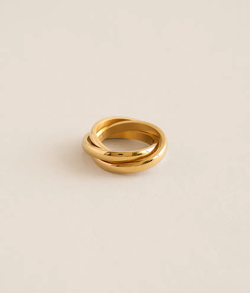 Golden Girl Linked Ring Set | Buckle