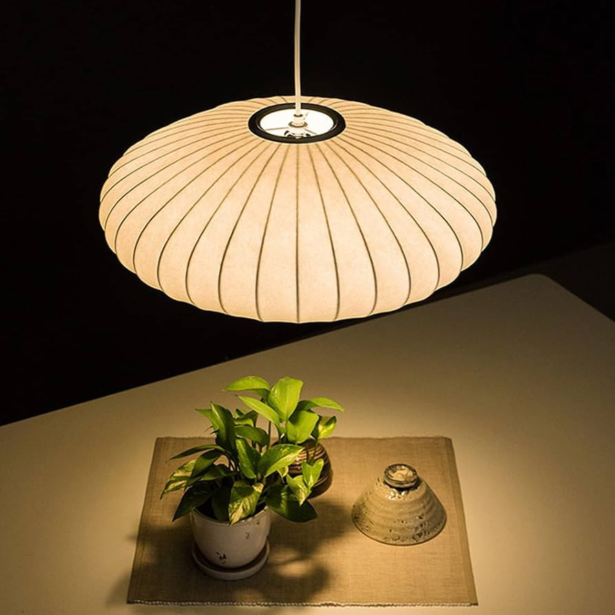 Mid-century Chandeliers Italian Simplicity Style Silkworm Pendant Light Post-Modern Single Head L... | Amazon (US)