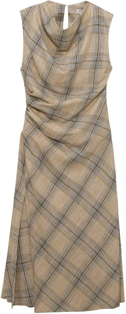 Amazon.com: Burke Draped Midi Dress : Amazon Luxury | Amazon (US)