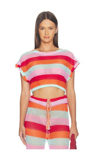 PQ Renee Crop Top in Multi. - size M/L | Revolve Clothing (Global)