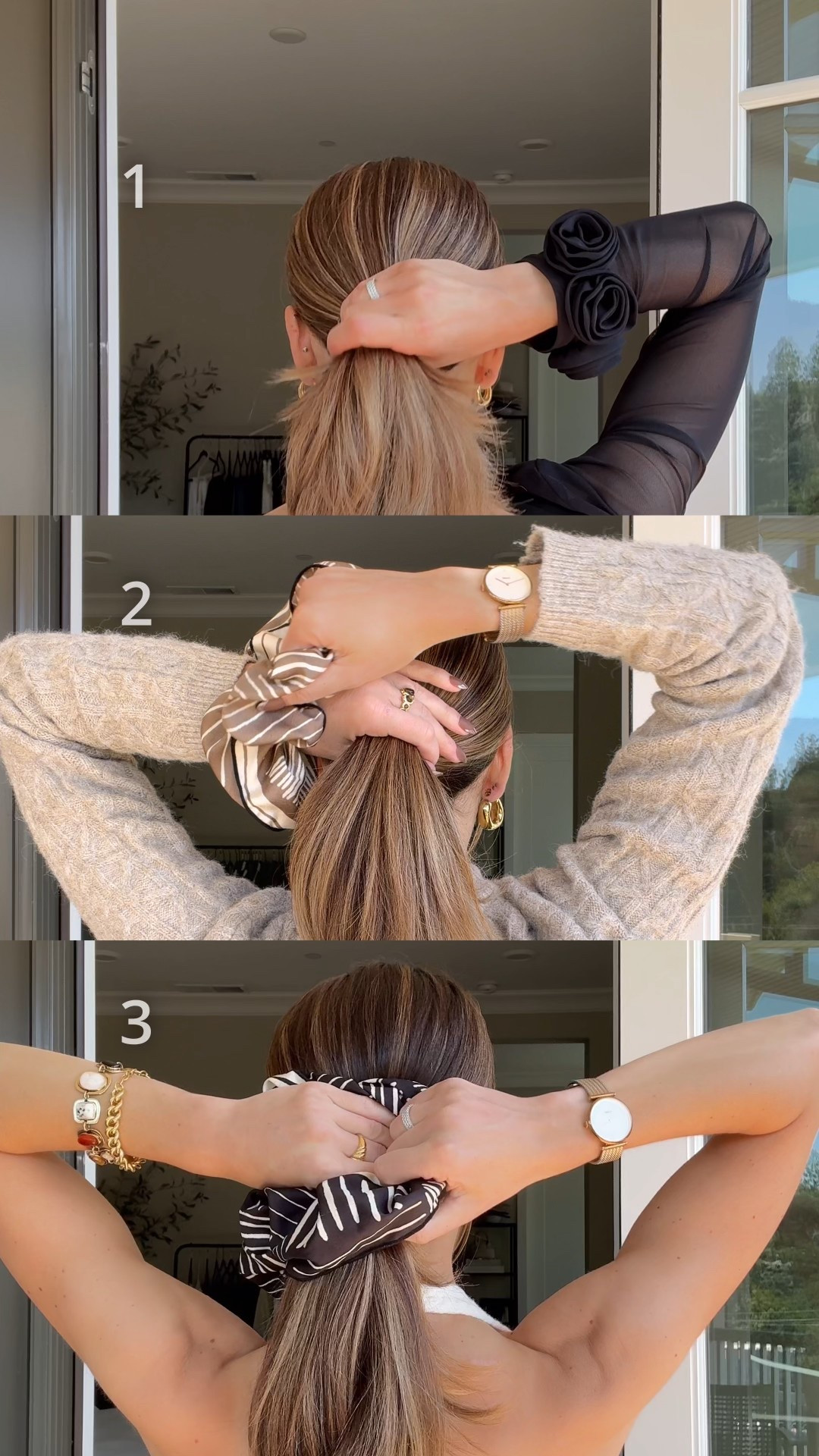 Three easy scrunchie bun ideas 💁‍♀️ 1, 2, or 3?!

#hair #hairtutorial #updo #hairstyles

#LTKBeauty #LTKSeasonal #LTKHoliday
