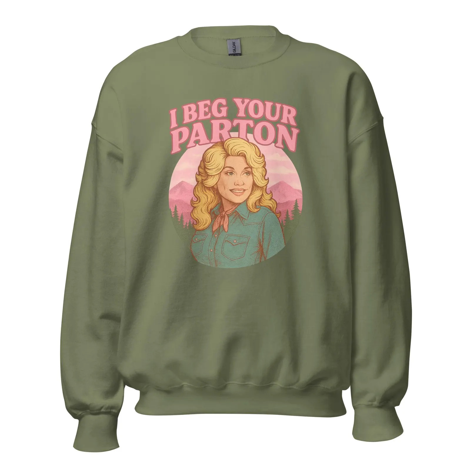 I Beg Your Parton Sweatshirt, Dolly Inspired Sweatshirt, Retro Country Music Shirt, Pink Southern... | Etsy (Global)