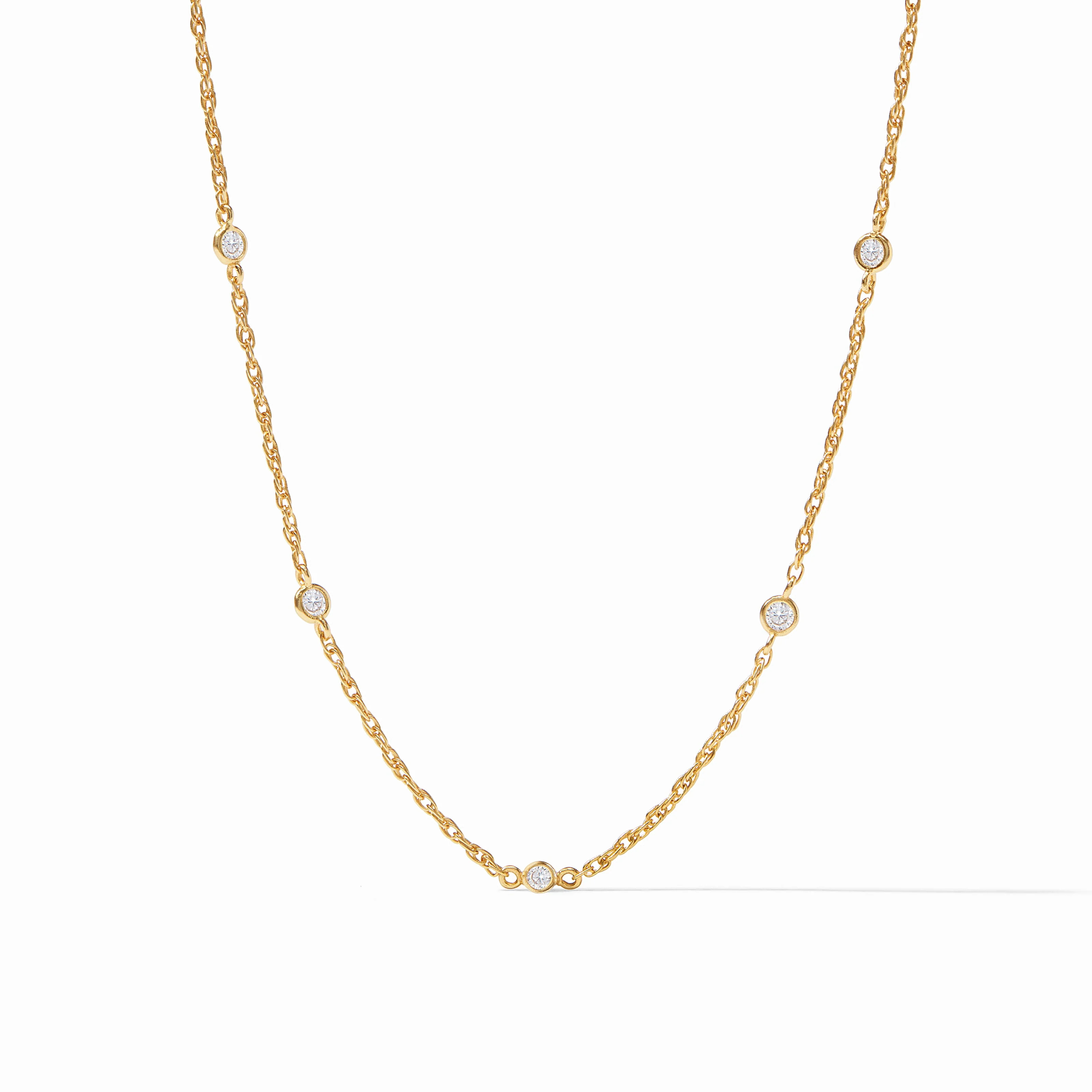 Celeste Delicate Gold Station Necklace | Julie Vos | Julie Vos