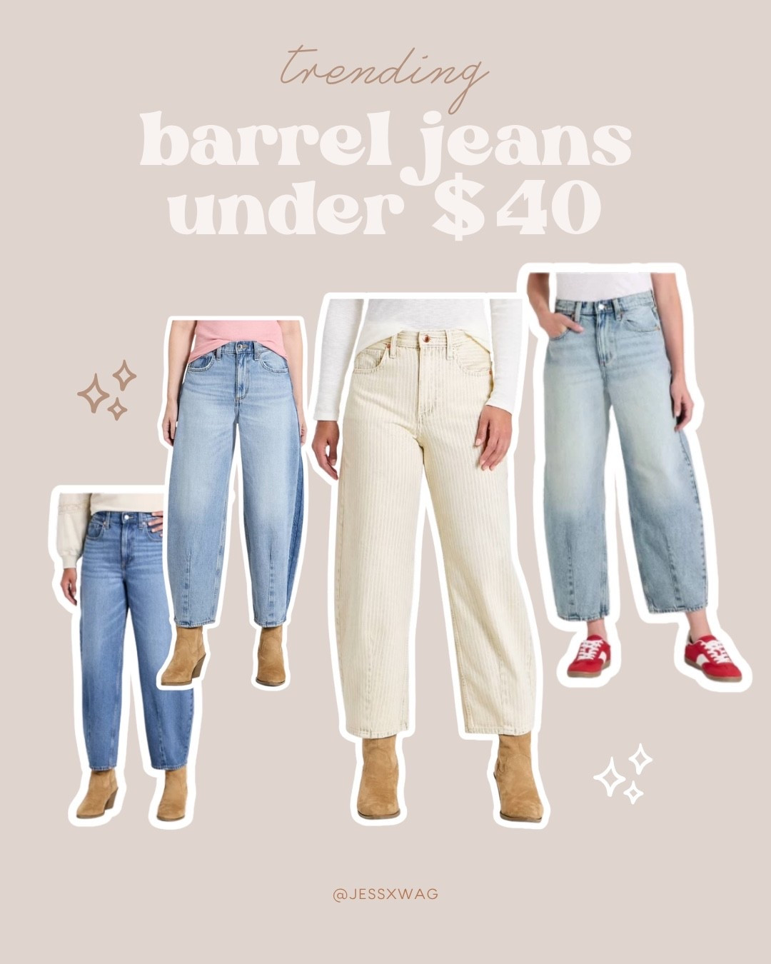 These jeans are the perfect understated barrel with great structure and beautiful washes! Size down

#LTKmomlife #LTKootd