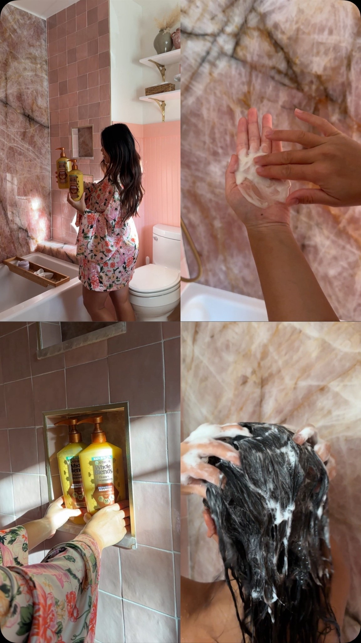  #ad @garnierusa @target #garnierpartner #GarnierWholeBlends #targetstyle #targetpartner #target My hair has been so much smoother & softer, making it easier to style!