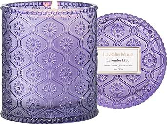 Lavender Candle, Candles Gifts for Women, Lavender Lilac Candle, LA JOLIE MUSE Scented Candle, Ar... | Amazon (US)