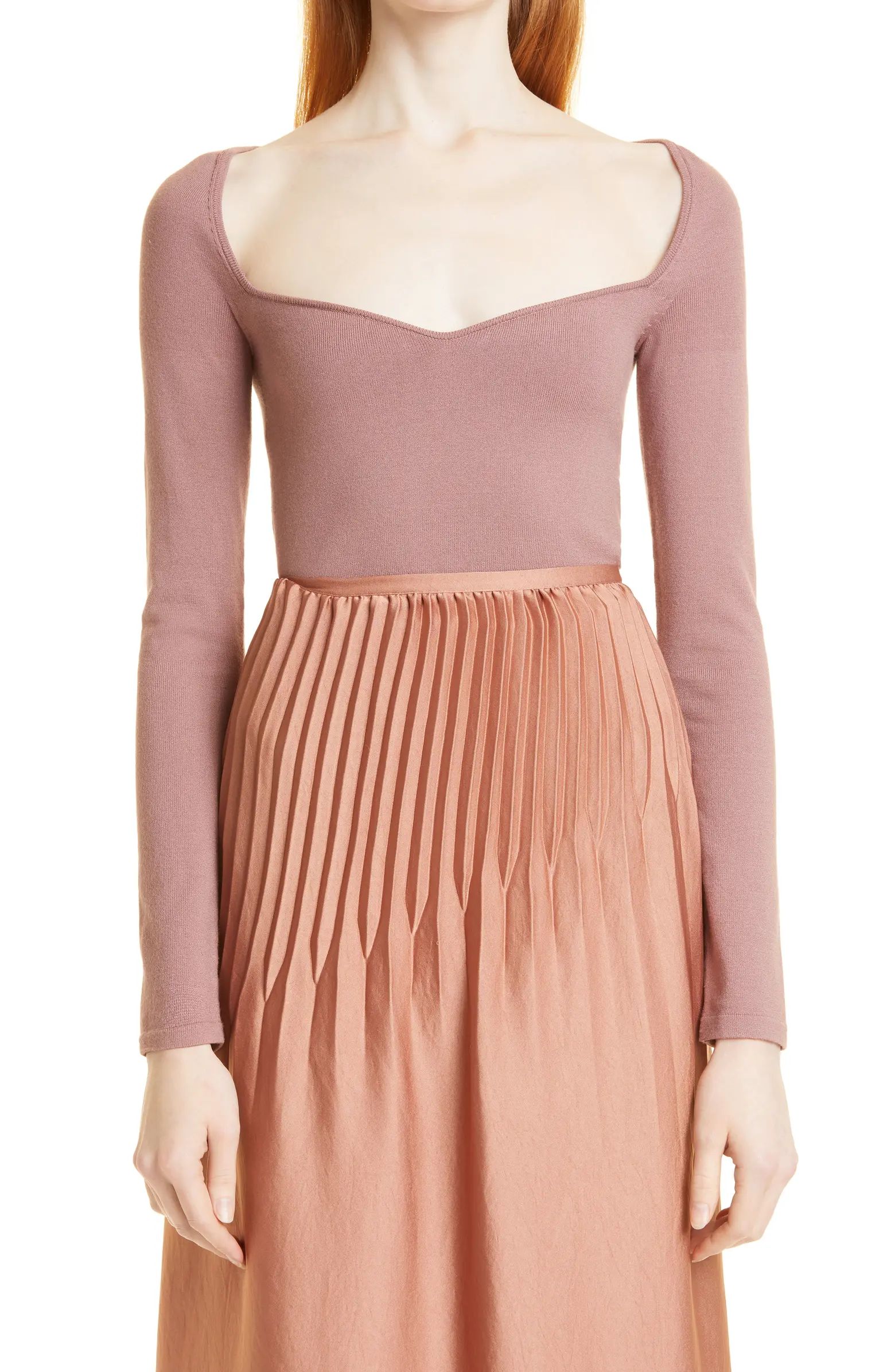 Vince Sweetheart Neck Knit Top | Nordstrom | Nordstrom